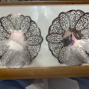 INTERNATIONAL SILVER silver plated filigree bowls